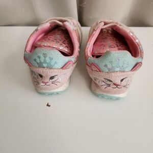 Athletic Works Kids' Pink and Mint Cat Sneakers